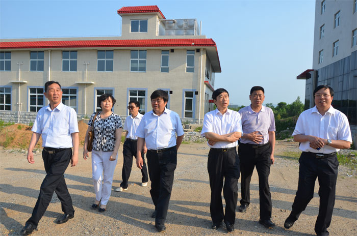 市長喬新江一行視察我院異地項目建設